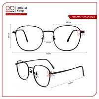 Gambar [ DJAVA OPTIK ] Frame Mall Paco Normal s/d -4.00- Korea Style Radiasi UV Protector Eyewear Glasses Kacamata Lensa Antiradiasi dari Djava Optik undefined 2 Tokopedia