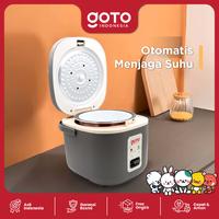 Gambar Goto Gohan Rice Cooker Penanak Nasi Magic Com Low Watt Anti Lengket 1L - IVORY WHITE dari Goto.Indonesia undefined 4 Tokopedia
