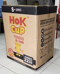 Gambar Grosir Hok Gelas / Cup Plastik PP Datar Size 22 Oz Slim isi 1000 pcs dari winplastsby undefined 2 Tokopedia