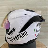 Gambar Helm G2 Optimax Motif Leopard (Paket Ganteng) Helmet Motorcycle - Putih Leopard, M, Helm Standard dari SVR Helmet undefined 5 Tokopedia
