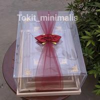 Gambar BOX HANTARAN SESERAHAN PERNIKAHAN ( ISI 3 BOX ) PLUS TUTUP MIKA - TILE PUTIH, NATURAL dari Tokitminimalis undefined 3 Tokopedia