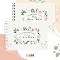 Gambar BUKU TAMU PERNIKAHAN PREMIUM / GUEST BOOK / WEDDING BOOKSOFT COVER MURAH BAGUS DSAIN KEKINIAN NON CUSTOM - NON CUS NADA-1 dari Snada Printing undefined 4 Tokopedia