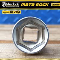 Gambar SHERLOCK 1/2 INCH KUNCI SHOCK 22 MM 6 PT/ MATA SOK /SOCK - 22 mm dari sherlock tools undefined 4 Tokopedia