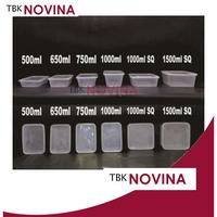 Gambar [25PCS]Thinwall 1500ml SQUARE food container box tempat makan plastik kotak nasi penyimpanan makanan kulkas - Warna dari NOVINA TBK undefined 4 Tokopedia