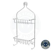 Gambar Stora Rak Gantung Kamar Mandi Dengan Hook Tempat Penyimpanan Perlengkapan Alat Mandi 2 Tingkat Putih Aluminium Tahan Karat Peralatan dari dsstore06 undefined 4 Tokopedia