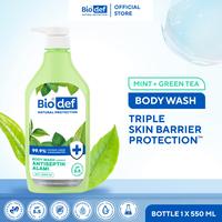 Gambar [BUNDLE] Biodef Mint-Green Tea 550ml & Wardah Aloe Multifunction Gel | Gentle Body Wash PH Balance 5.5 Antiseptik-Natural I Sabun Mandi Pelembab Cocok Kulit Kusam Sensitif Hypoallergenic I Bau Badan I Non SLS Paraben I Fresh Fragrance - Reguler dari BIODEF undefined 2 Tokopedia