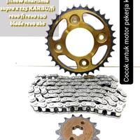 Gambar GEAR GIR SET 40 13- 36-14SUPRAPIT NEW REVO ABS KHARISMA RANTE TEBAL Motor Motorcycle - 36-14 dari SUPERSPEEDRACING_NEW undefined 2 Tokopedia