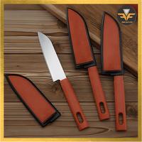 Gambar Pisau Dapur Stainless Steel dengan Sarung pelindung Pisau Pemotong Sayur Buah Sarung Kulit Coklat TERMURAH TERLARIS Alat Kitchenware Kitchenware - Coklat dari Toko Flip Flip undefined 1 Tokopedia