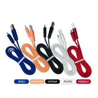 Gambar [GROSIR] KABEL DATA REAL MICRO USB FREE TOPLES / V8 KABEL DATA  2.4 A 100 CM Cable Charger dari GEROBAK ACC undefined 2 Tokopedia