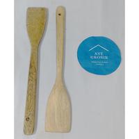 Gambar irus sutil sotil sotel sodet codet sendok solet spatula kayu - OVAL dari AVE GROSIR undefined 3 Tokopedia