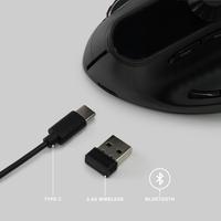 Gambar Rexus Clif Pro QV280 Mouse Office Ergonomic Vertical Wireless Bluetooth - Spesifikasi dari Rexus Official Shop undefined 4 Tokopedia