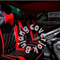 Gambar Sarung jok mobil truk ragasa 120 ps motif terbaru Bonus sarung stir - Cover sarung jok mobil truk ragasa 120ps - Sarung jok mobil truk ragasa 120ps - Sarung jok mobil truk ragasa - Sarung jok mobil truk ragasa variasi - Aksesoris mobil truk ragasa Car - Hitam merah dari Bujang Cover Jok undefined 1 Tokopedia