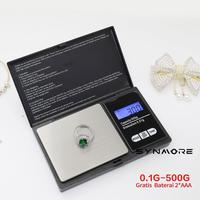 Gambar Synmore Timbangan Emas Digital Pocket Scale 500/0.1 g Timbangan Perhiasan Digital Mini Elektronik - 500g/0.01g-baterai dari Synmore Official Store undefined 3 Tokopedia