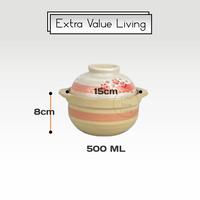 Gambar Mangkok Sapo Keramik Tahan Api Basi Sapo / Panci Sapo / Claypot / Pot Sapo - 1500 ML dari Extra Value Living undefined 2 Tokopedia