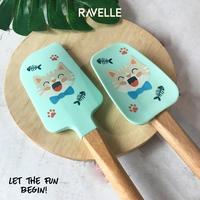 Gambar RAVELLE Sutil Set of 2 Peralatan Masak Sutil Spatula 6 Motif Menarik - Floral PInk dari Sajun Electronic Tangerang undefined 5 Tokopedia