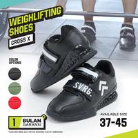 Gambar SVRG Cross X Weightlifting Shoes – Fitness Shoes – Sneakers Gym - Squat Shoes - Black, 38 dari SVRG Store undefined 1 Tokopedia
