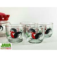 Gambar TEKO SET MINI 5IN1 | TEA POT KUKURUYUK | TEKO SET MINI AYAM JAGO GELAS SLOKI | TEKO GELAS SET MINI dari Javahomeware undefined 2 Tokopedia