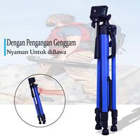 Gambar Tripod Camera Hp 3 Kaki 3366 Color Bahan Aluminium Include Holder U  + Tas Tripod Handphone Kamera - Hitam dari CaseDove undefined 3 Tokopedia