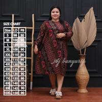 Gambar (Aj Banyurip) Bisa COD / BAYAR DI TEMPAT / Tunik Batik Murah Jumbo / Motif Seno Kawung Merah / Kembang Seno Hijau / Rumput Laut Abu / Hitam - SENO KAWUNG MERAH, XL dari Aj Banyurip undefined 1 Tokopedia