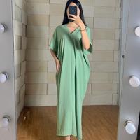 Gambar Kelly Long Dress / Thata Shop - SAGE GREEN dari THATA SHOp_NEW undefined 3 Tokopedia