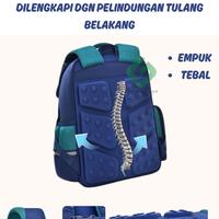 Gambar TAS SEKOLAH ANAK TK SD IMPORT TAS PUNGGUNG TAS SEKOLAH PEREMPUAN ANTI AIR FREE GANTUNGAN DAN KOTAK PENSIL - 008S-HIJAU dari gojekolshop undefined 2 Tokopedia
