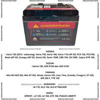 Gambar AKI MOTOR FEDERAL GTZ6V ORIGINAL ACCU KERING MOTOR FTZ6V NMAX 155 VARIO 125 150 160 SATRIA FU CBR CRF SCOOPY-FI ADV PCX 125 VESPA KLX W 175 - GTZ6V Federal dari BERKAT JAYA MOTOR SURABAYA undefined 2 Tokopedia