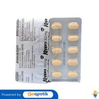 Gambar KEPPRA 500 MG STRIP 10 TABLET dari Apotek Sehat Kota Batu by GoA undefined 3 Tokopedia
