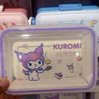 Gambar MINISO X SANRIO DISNEY KUROMI LUNCH BOX KOTAK MAKAN STITCH 900ml - Ungu - Hijau dari Miniso Surabaya undefined 1 Tokopedia
