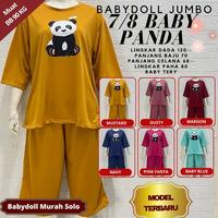Gambar ( BBD 7/8) Setelan Baju Celana Babydoll  Wanita lengan 7/8 Muat BB 85 kg Bahan Baby Tery Motif Sablon Panjang Full Bahan Tebal Atasan Dewasa Bahan Kaos  Model Casual Variasi - Maroon dari Babydoll Murah Solo undefined 2 Tokopedia