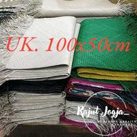 Gambar tikar pandan/selongsong pandan bahan baku kerajinan 100cm×50cm - warna acak dari Grosir rajut jogja undefined 1 Tokopedia