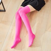 Gambar OKSK kaos kaki stocking warna kulit sepaha overknee socks - HITAM dari FURUBASHOP undefined 3 Tokopedia