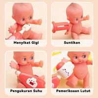 Gambar 【Duffy toys】(COD) 74Pcs Mainan Anak Medical Center Doctor Box Set Lengkap / Mainan Koper Dokter Anak /Mainan Stetoskop Anak Perempuan/Mainan Kotak Obat Medis Simulasi/Kelinci Dokter Mainan/Mainan Dokter Dokteran Koper/Anak Medical Toys/Kado Anak Perempuan - 61Pcs（Biru Kotak） dari Duffy Toys Online Mall undefined 3 Tokopedia