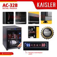 Gambar Dry Box Drybox Cabinet Lemari Kering Simpan Kamera 30L Liter Kaisler AC-32B Pin Password Fingerprint Lampu LED Sensor Hand Sweep Camera Glass Kaca Controller Putih White Handphone - Mekanik - Standard dari Foyu Photo undefined 4 Tokopedia