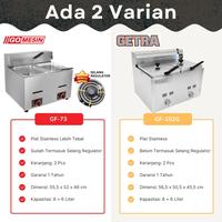 Gambar DEEP FRYER GAS GETRA GF 102G ALAT PENGGORENGAN GAS AYAM FRIED CHICKEN 2 TANK - GOMESIN PETI KAYU dari Makmur Bersama Gomesin undefined 3 Tokopedia