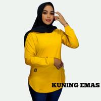Gambar Kaos wanita cantik hijau army lemon mustard jaya fashion top hayylik muslimah olahraga cerah Atasan Combed Katun Oval Panjang  Baju Nyaman santai - ARMY OVAL, S dari Jaya fashion top undefined 3 Tokopedia