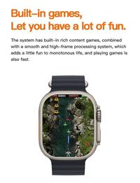 Gambar Smartwatch T900 Ultra Series 9 ORIGINAL 2.09" Screen Display BT Call - Titanium Gold dari Gadget & Watch Corner undefined 3 Tokopedia