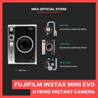 Gambar Fujifilm Instax Mini EVO – Kamera Instan Hybrid Digital (Retro Style, 10 Lensa & 10 Filter, Bisa Cetak & Simpan) - Hitam dari MEGATRONIC_NEW undefined 2 Tokopedia