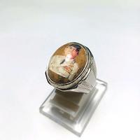Gambar Cincin Titanium Gambar Soekarno Batu Resin - Coklat, 7 dari Dimas Gemstone undefined 3 Tokopedia