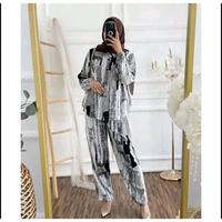 Gambar Setelan Baju Rayon viscose Premium// One Set Lengan Panjang Piyama Motif - Setelan Motif Ednik, All Size dari Imancolection_NEW undefined 3 Tokopedia