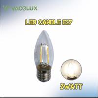Gambar VACOLUX Bohlam Cabe LED VL8101 VL 8101 E- 27 Candle Light LED Jantung - 2 watt dari VALDO JAYA ELEKTRONIK undefined 2 Tokopedia