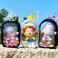 Gambar Vinnatsu-LabubuClear PVC Pouch untuk Labubu 10 CM /  Pouch keychain bag gantungan boneka labubu - B-white square dari Vinnatsu undefined 5 Tokopedia