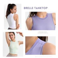 Gambar BRELLE TANKTOP - TANKTOP YOGA - SLEEVELESS TOP - ATASAN OLAHRAGA WANITA dari workasportwear undefined 4 Tokopedia