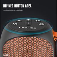 Gambar LENYES S107 RGB Portable Speaker Bluetooth 5.3 TWS 360 Stereo Surround Sound IPX4 - hitam dari supertopshop8 undefined 2 Tokopedia