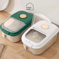 Gambar KAIRI Tempat Kotak Penyimpanan Beras Tepung Kacang Rice Grain Storage - White I Large dari Hygga Home undefined 2 Tokopedia