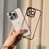 Gambar CASELIFY SLIM CLEAR IPHONE THIN CASE ANTI MENGUNING - Deep purple, Iphone 13 PMax dari CASELIFY ID undefined 5 Tokopedia