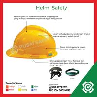 Gambar Helm Safety Proyek MSA V-Gard Original with Fastrack - Biru dari Pusat Safety undefined 2 Tokopedia