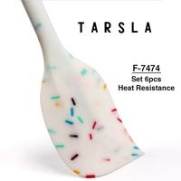 Gambar Tarsla Spatula Silikon Set Isi 6 pcs Spatula Anti Lengket F-7474 Peralatan Masak Kitchenware dari TARSLA OFFICIAL undefined 4 Tokopedia