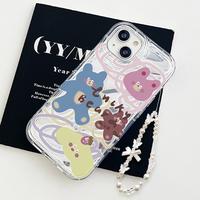 Gambar Untuk IPhone 11 Casing Tali Tali Telepon 12ProMax 15 12 13 14 15Plus 7plus 7 8 6 XR SE X XS XSMAX 8plus Gelombang 3D Jernih Casing Ponsel Dengan Gelang Lembut Transparan Estetika Kasus Ponsel Tahan Guncangan Bumper Case - EC79+SJL012, XS MAX dari BU phone casing undefined 2 Tokopedia