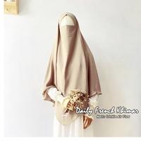 Gambar HIJAB JILBAB DAILY FRENCH KHIMAR SYARI CRINKLE AIR FLOW FREE CADAR - BrokenWhite dari Pusat Jilbab_NEW undefined 5 Tokopedia