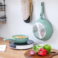 Gambar COOKING COLOR 20 CM KAY WAJAN PENGGORENGAN WOK MARBLE - HIJAU dari Informa Indonesia undefined 3 Tokopedia
